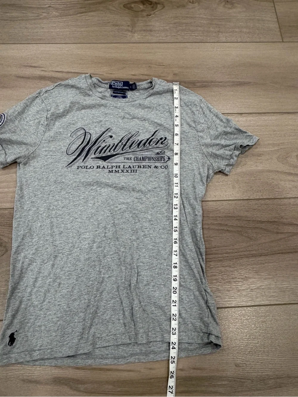 Polo Ralph Lauren Wimbledon T Shirt Mens M The Champions Short Sleeve Tennis